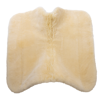 WESTERN PAD 30MM MOUTON NOIR/NATUR TAILLE 75