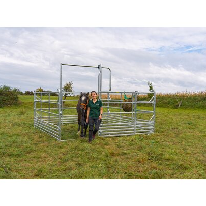 PANEL SECURITE POUR CHEVAUX AVEC PORTE COULISSANTE LONGUEUR 3M