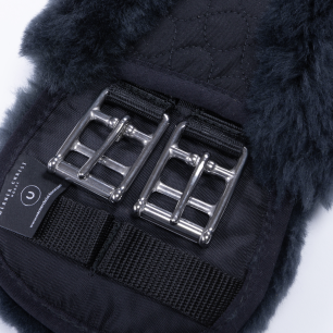 SANGLE MOON GIRTH NOIR/ANTHRACITE TAILLE 60