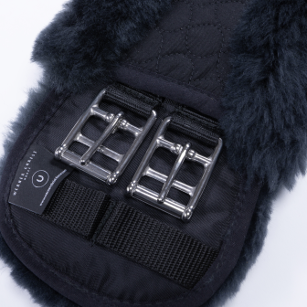 SANGLE MOON GIRTH NOIR/ANTHRACITE TAILLE 80