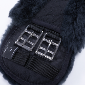 SANGLE MOON GIRTH NOIR/ANTHRACITE TAILLE 85