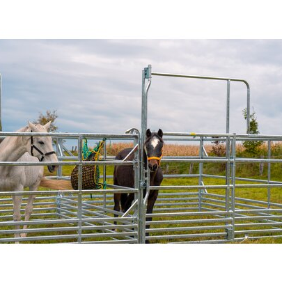 PANEL SECURITE POUR CHEVAUX AVEC PORTE COULISSANTE LONGUEUR 3M