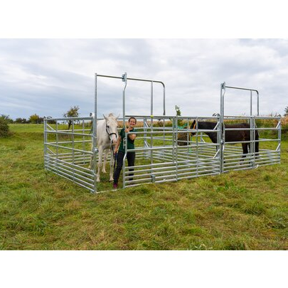 PANEL SECURITE POUR CHEVAUX AVEC PORTE COULISSANTE LONGUEUR 3M