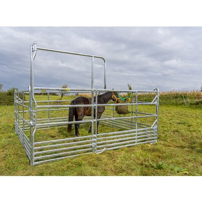 PANEL SECURITE POUR CHEVAUX AVEC PORTE COULISSANTE LONGUEUR 3M