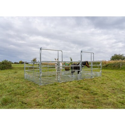 PANEL SECURITE POUR CHEVAUX AVEC PORTE COULISSANTE LONGUEUR 3M
